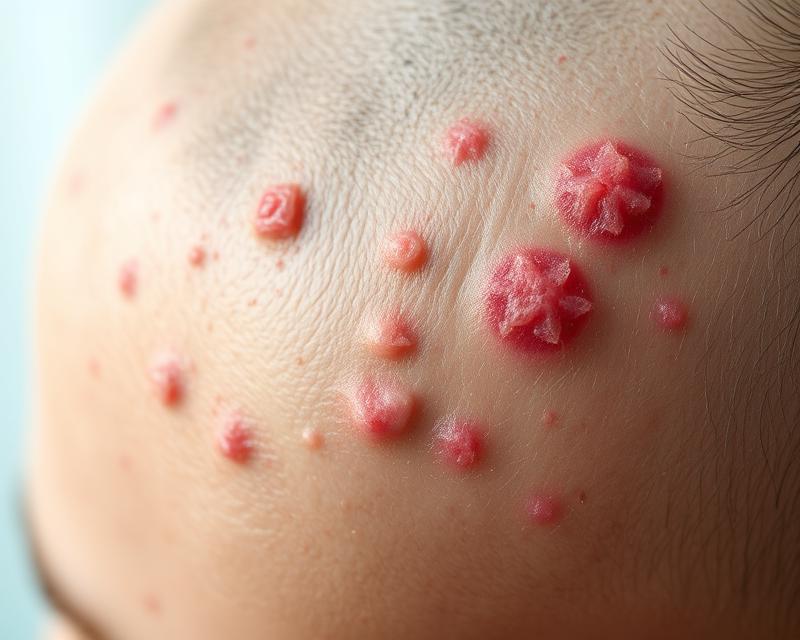 Trądzik głowy – przyczyny, objawy i skuteczne metody leczenia Trądzik głowy – przyczyny, objawy i skuteczne metody leczenia