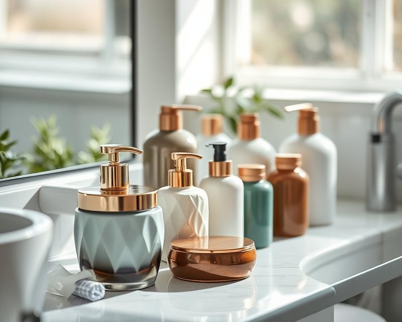 Pojemniki na kosmetyki – klucz do estetyki i organizacji w łazience Pojemniki na kosmetyki – klucz do estetyki i organizacji w łazience